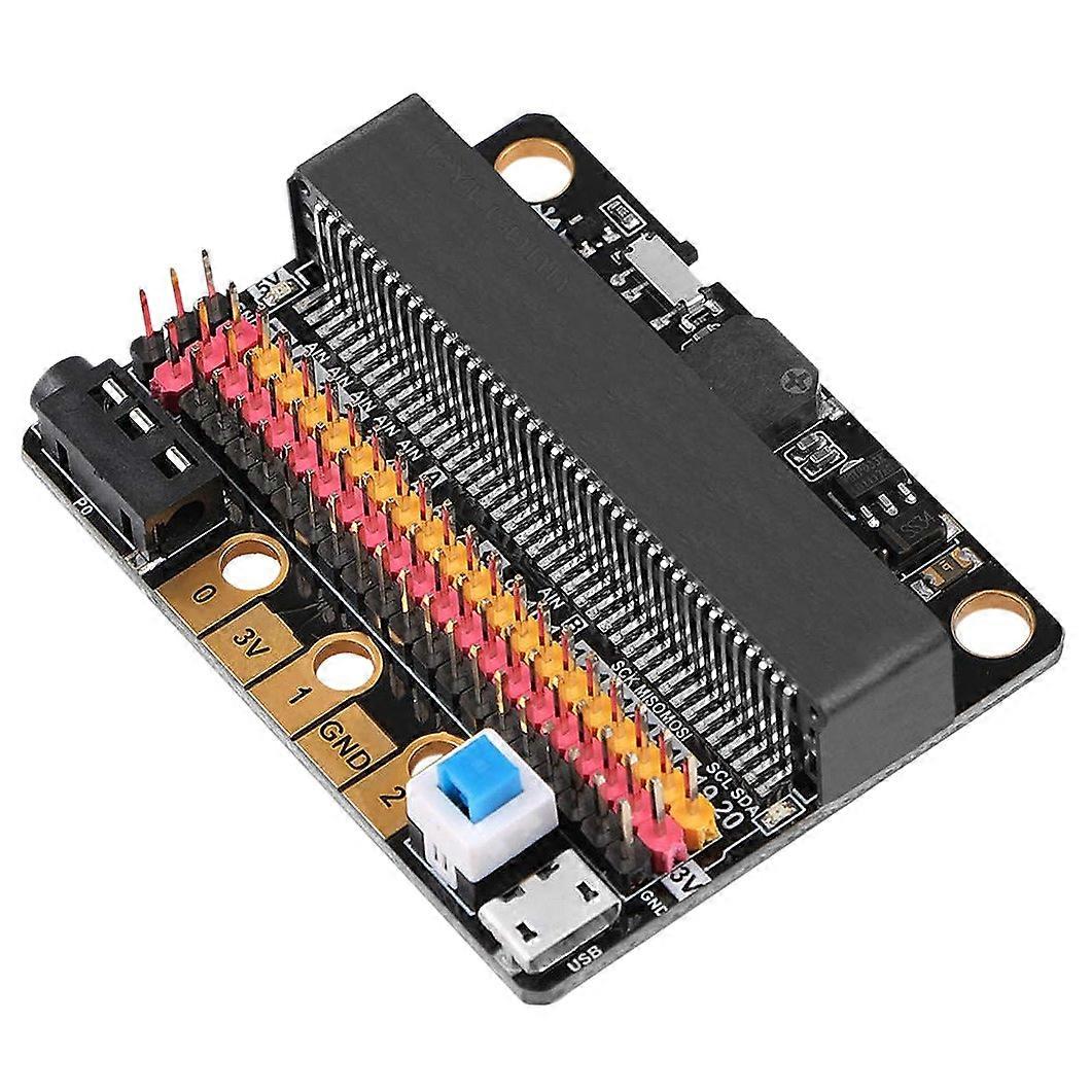 Micro-Bit Expansion Board IOBIT V2.0 Breakout Adapter Shield with Buzzer for BBC Micro:Bit Kids'S Python Graphics Programming