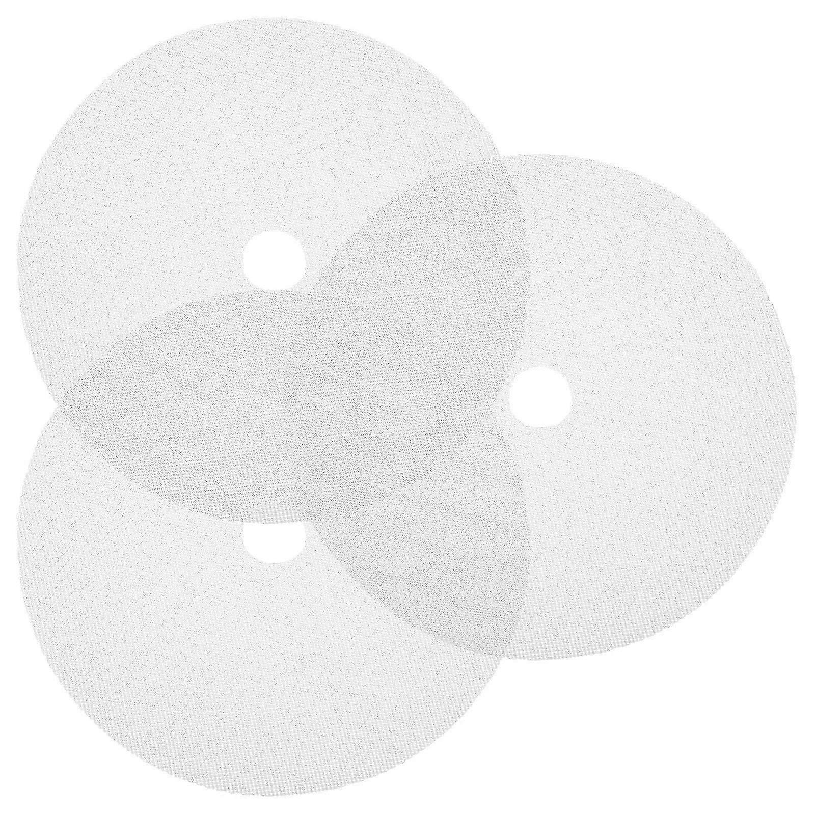 3pcs Round Food Grade Silicone Dehydrator Sheets for Fruit Jerky Drying, Non Stick & Easy to Clean, Lightweight Mats for Dehydrators