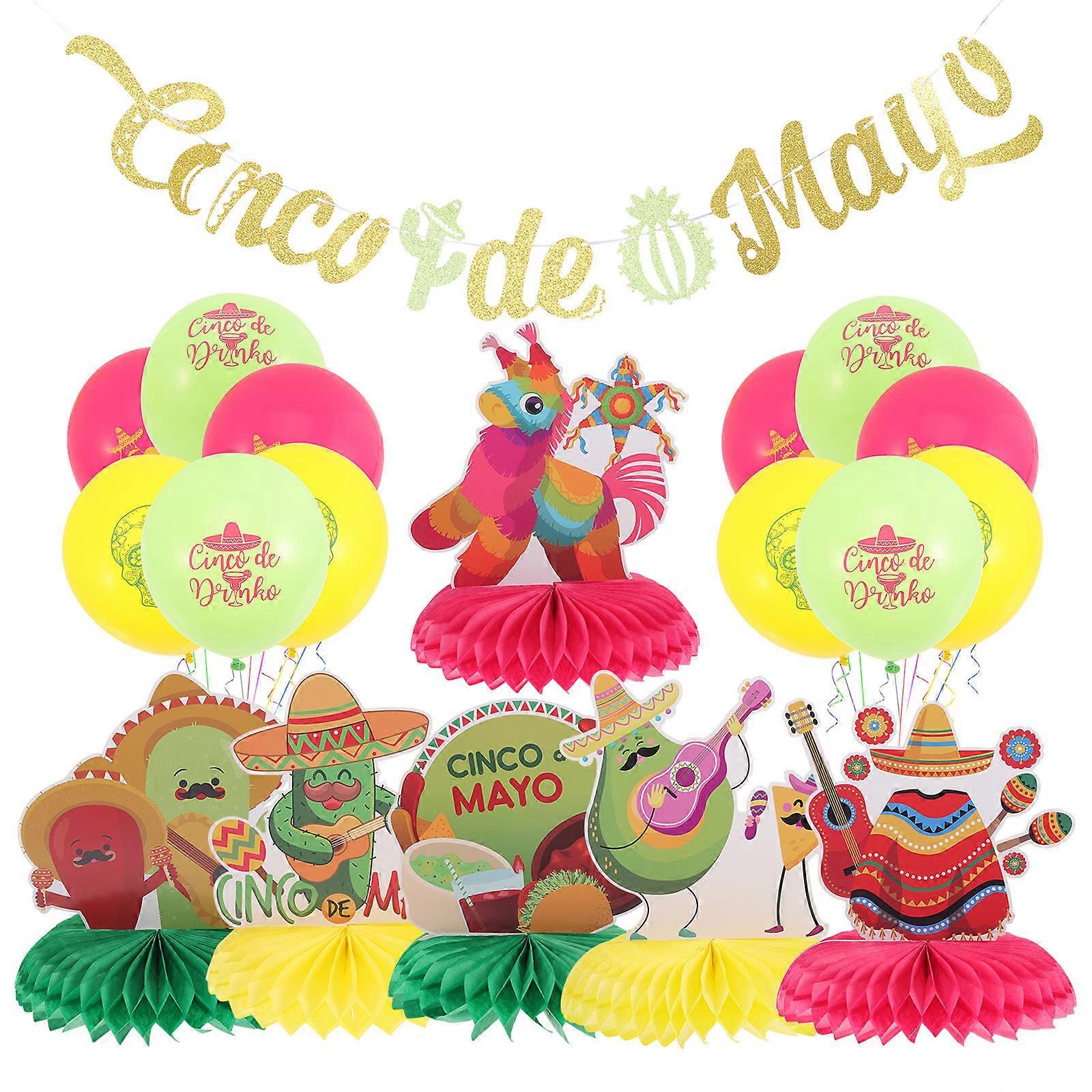 Honeycomb Decorations 1 Set Perfect For Summer Theme Party Enhancements 17x15cm Multicolored Durable Party Decoration Props