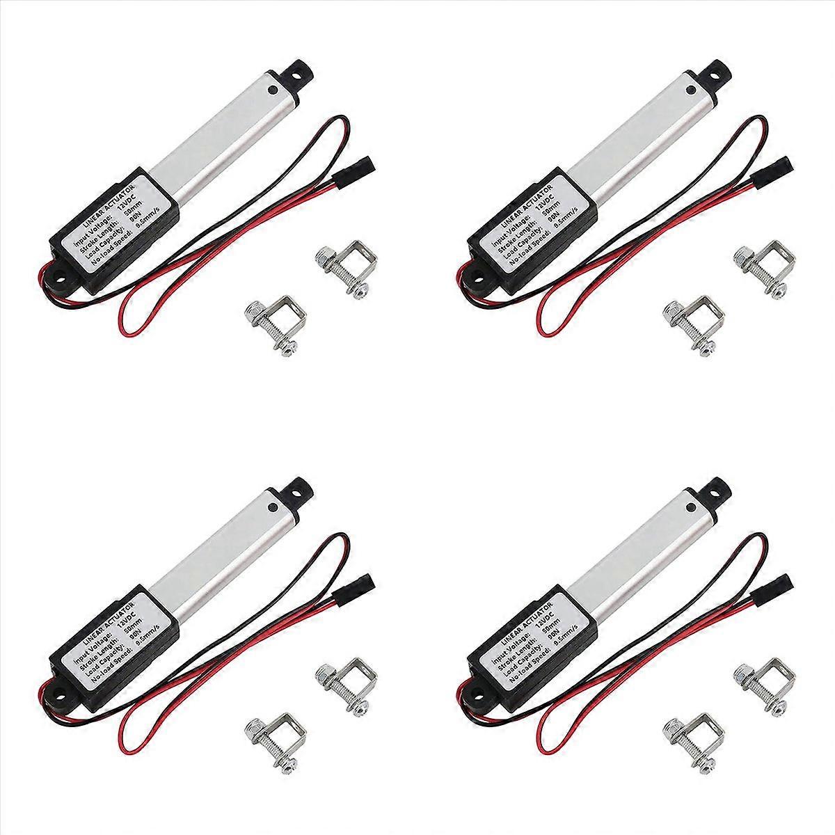 Micro-Linear Actuator, 2 Inch Stroke, 90N/20.3Lb, Speed 9.5mm/S