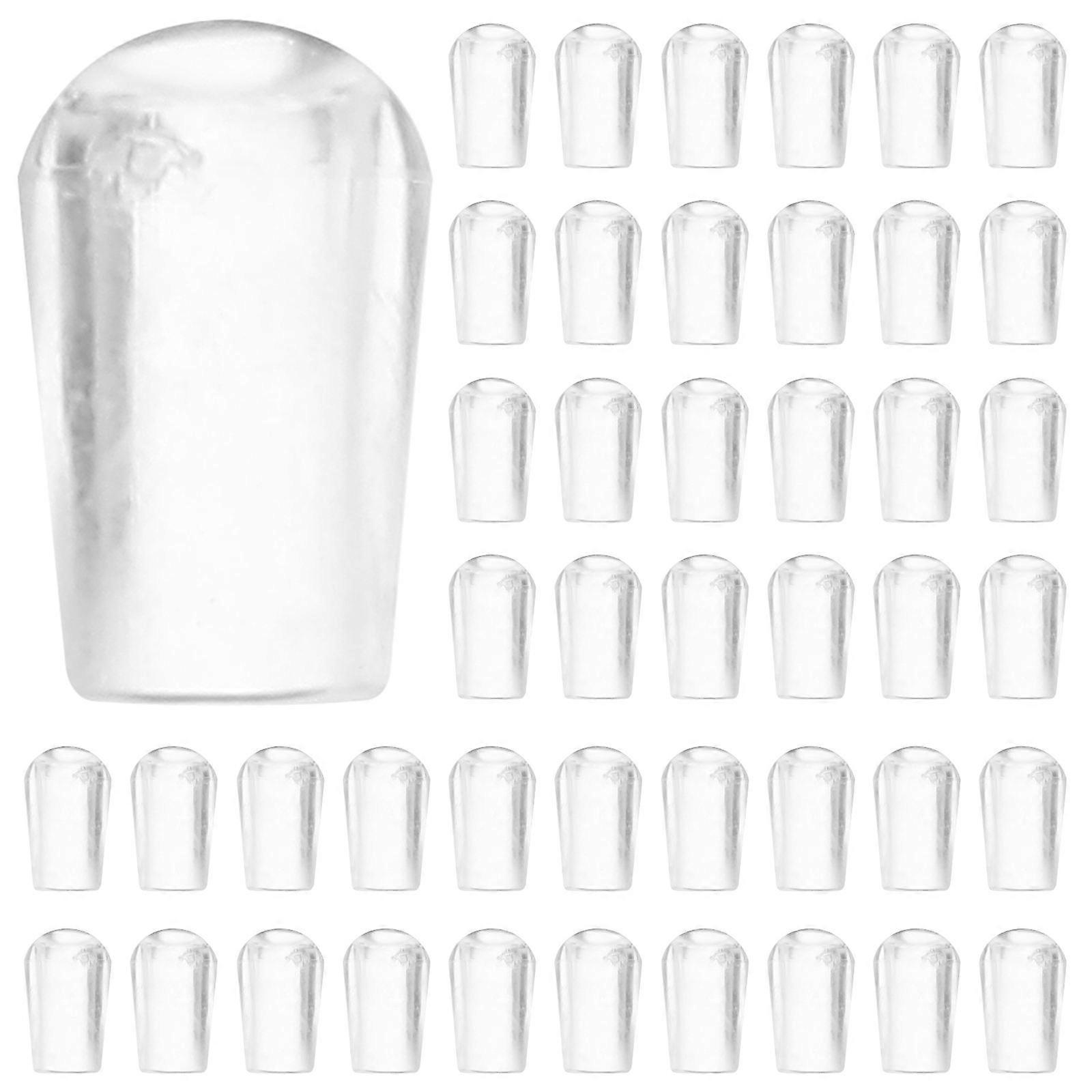 Wire Thread Protector Plastic End Caps for Protection Use 300Pcs White Box