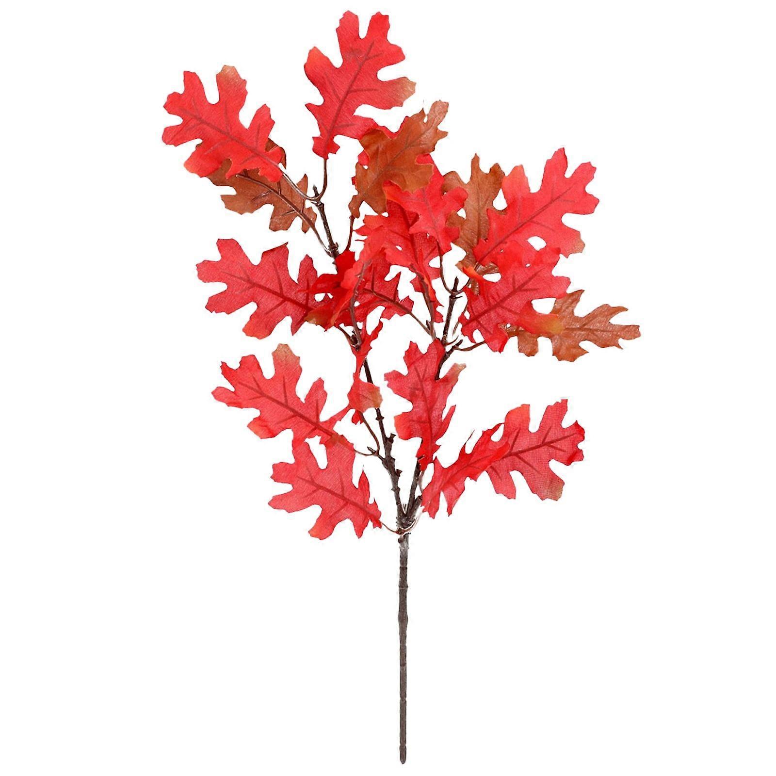 Artificial Maple Leaves Branches 21.6In for Fall Thanksgiving Table Centerpiece, Detachable Design, compatible with Elapind