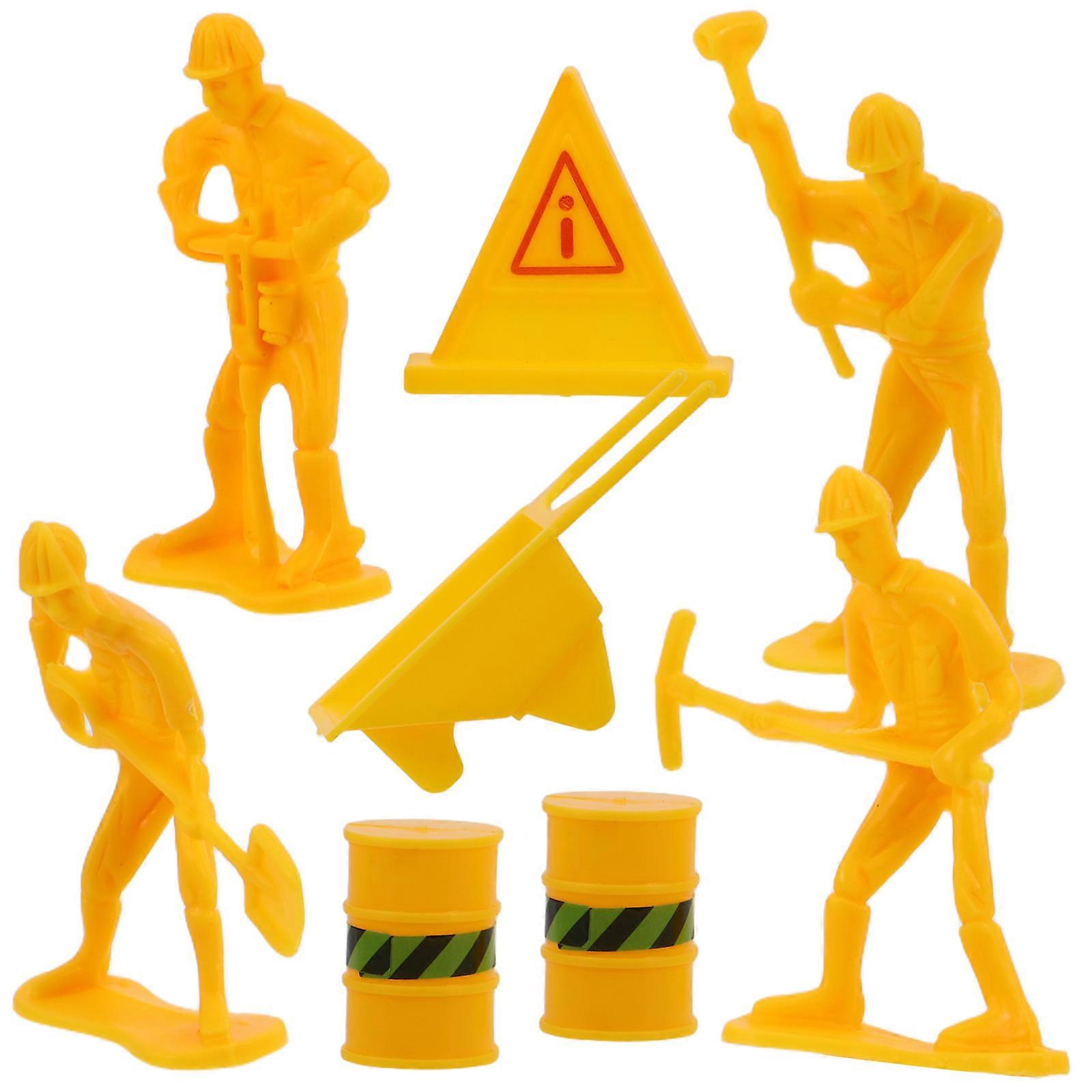 Engineering Cake Decoration Realistic Figures for Cake Set