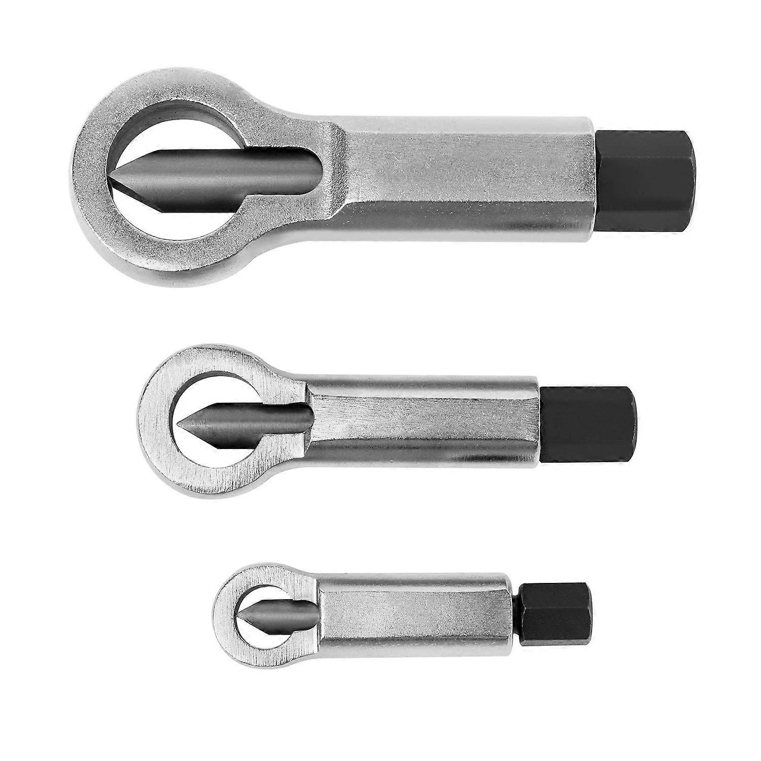 Nut Splitter Set Heavy Duty Nut Remover Tool for Rusted Nuts, Protects Bolt Threads, MultiSize