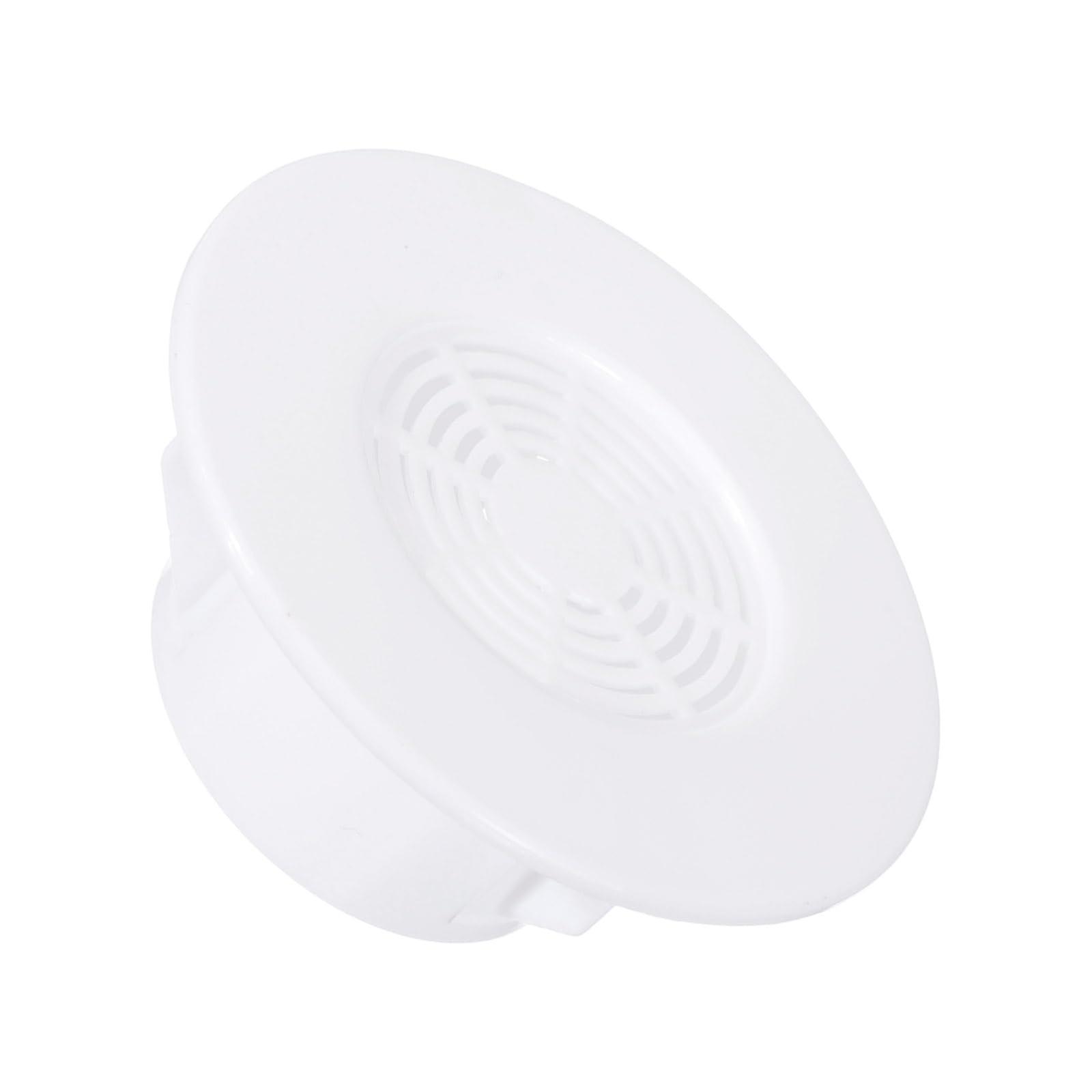 2 Inch Round Air Vent Cover ABS Louver for 4652mm Hole DustReducing White for Bathroom Kitchen