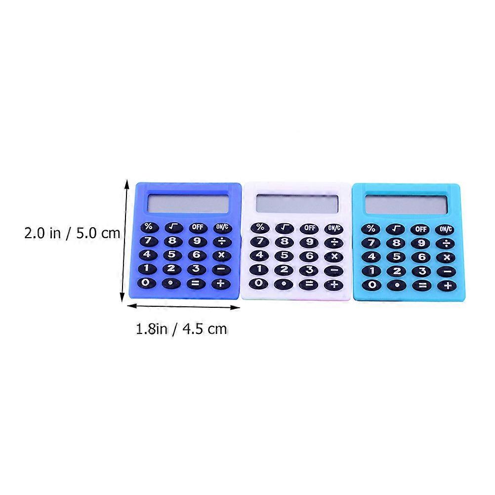 Mini Calculator Students Calculating Tool for Calculating Use 3Pcs Set