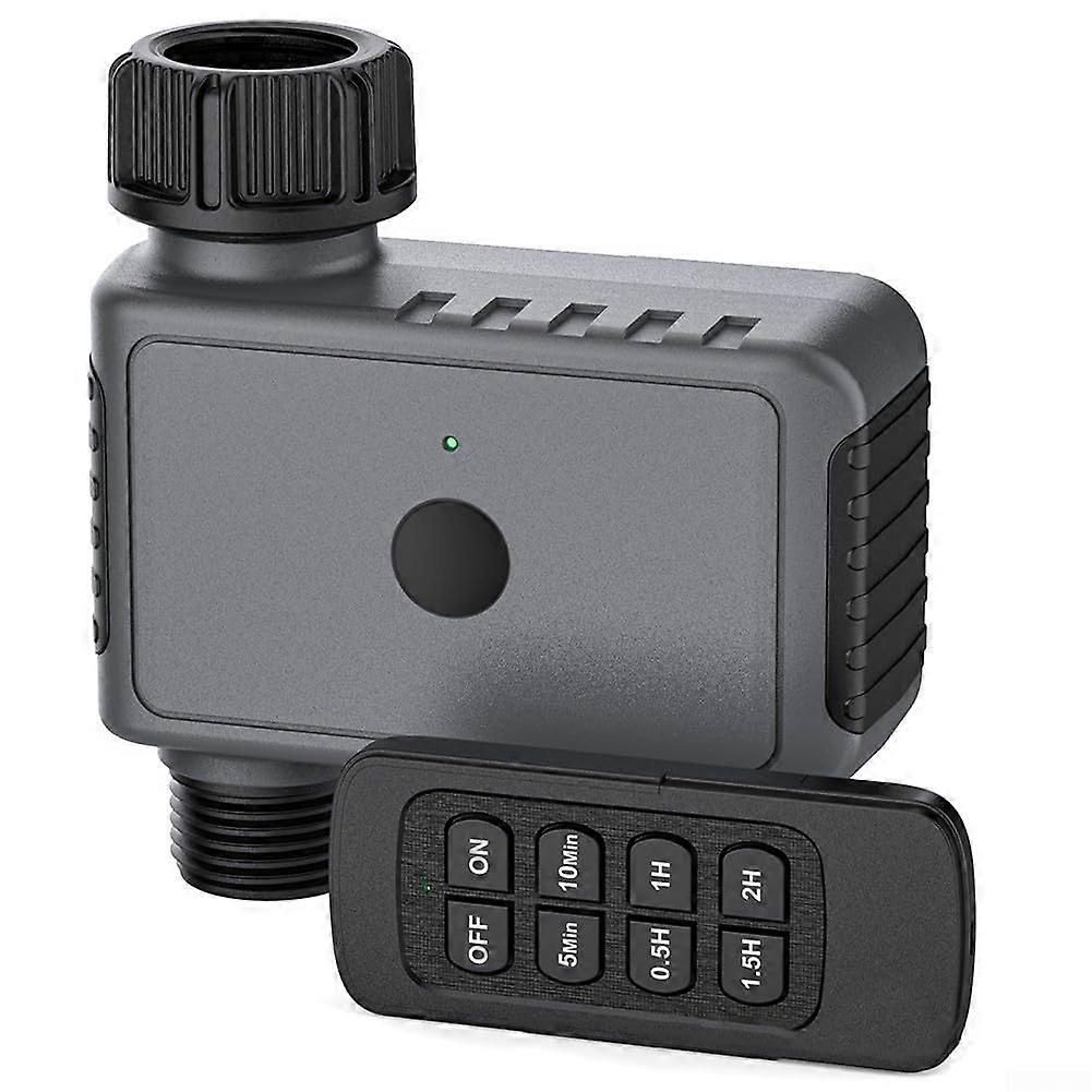 Smart Irrigation Timer with Remote Control, Weatherproof Automated Garden Watering Schedule