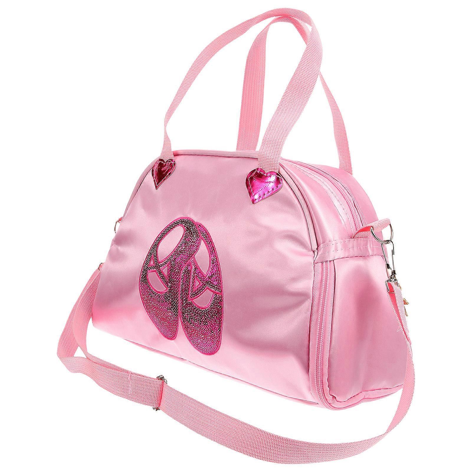 Kids Ballet Dance Bag Single Shoulder Bag with Adjustable Strap 4Pcs