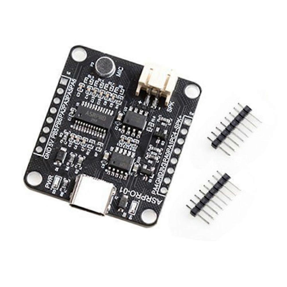 ASR-PRO Development Board Speech Recognition Control Module AI Offline Recognition Module Pin Headers Not Soldered 4M