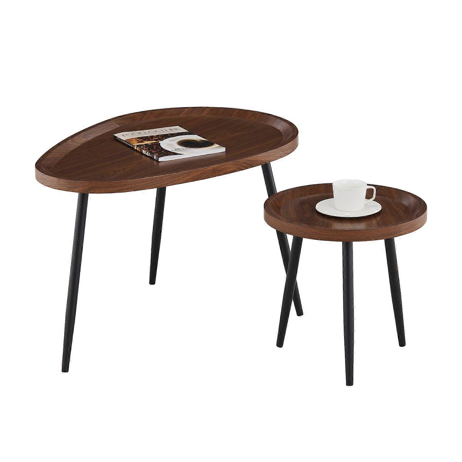 Nesting Tables Set of 2, Vintage Side Table