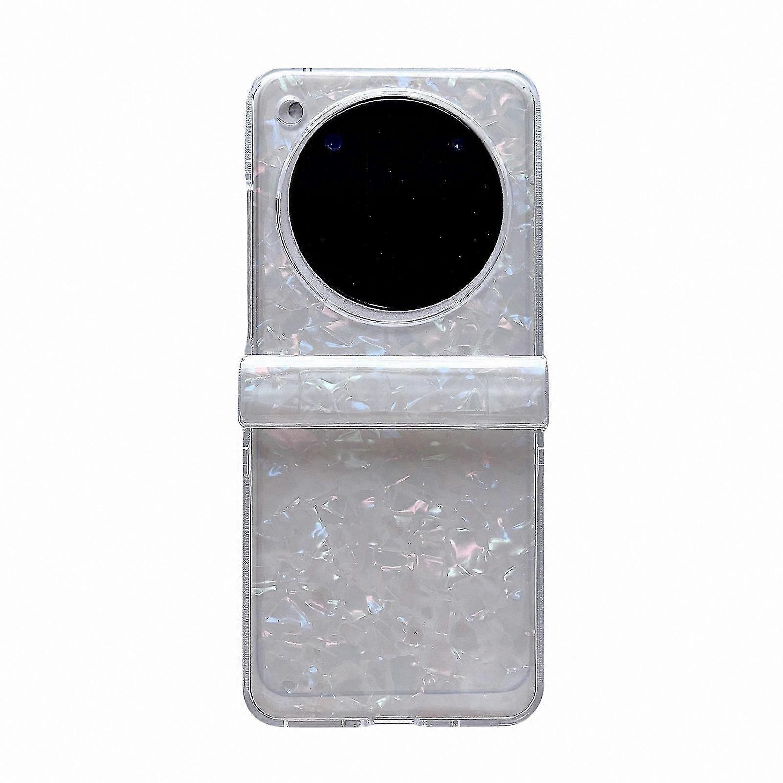 Iridescent Shell Pattern Cover for Flip Phones