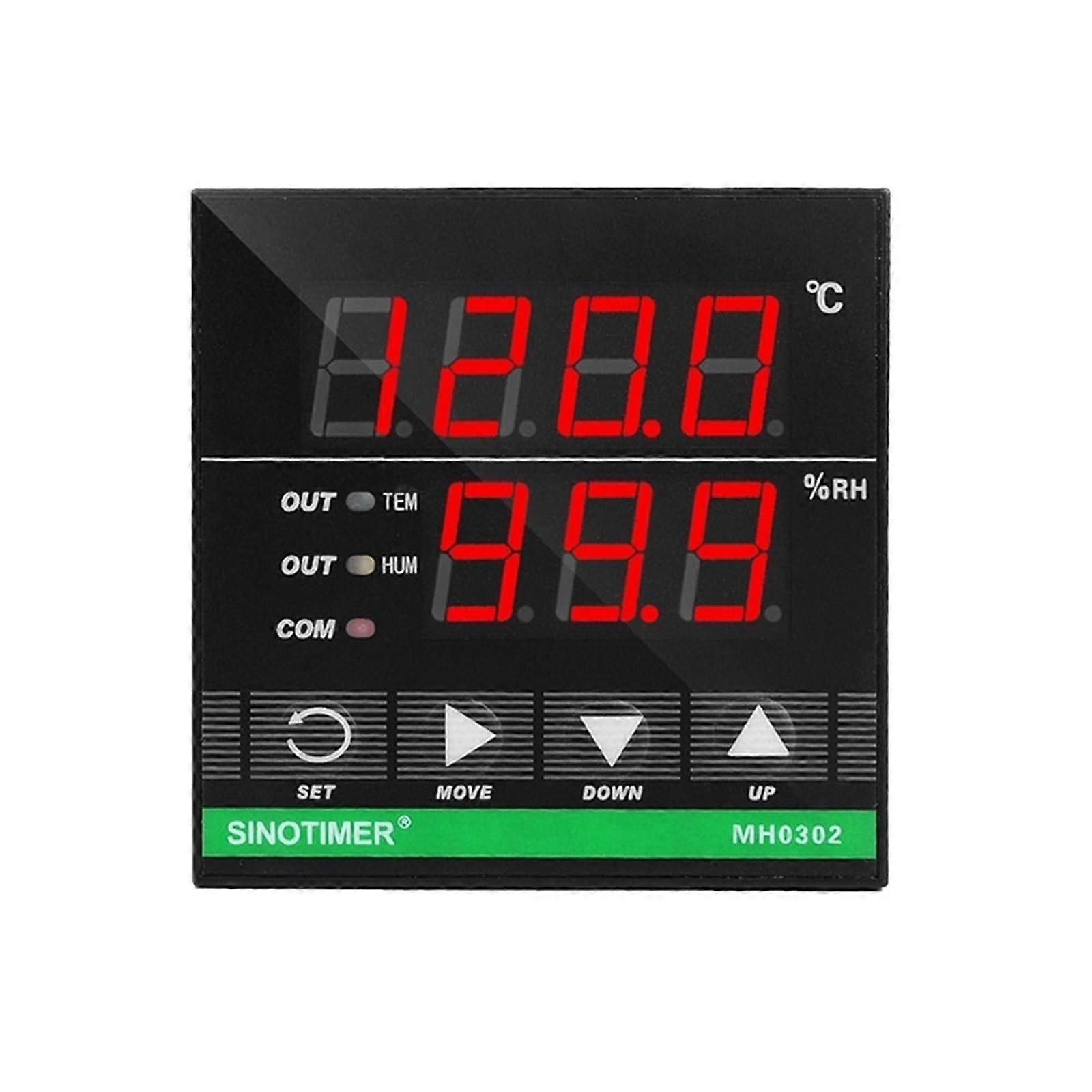 MH0302 Temperature and Humidity Controller with Digital LED Screen for Greenhouse Breeding Incubation