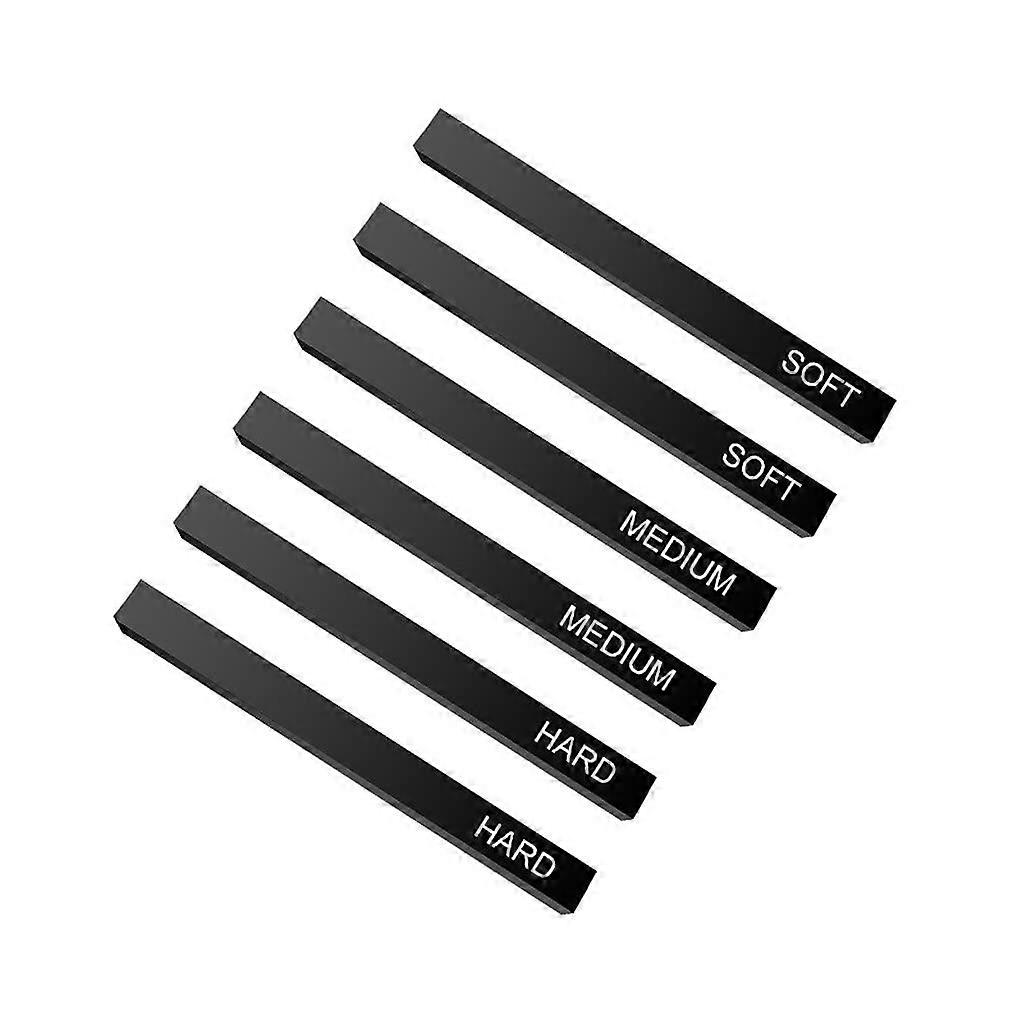 Charcoal Drawing Set with Three Hardness Options, Concentration Sticks for Artists, 6 Pack