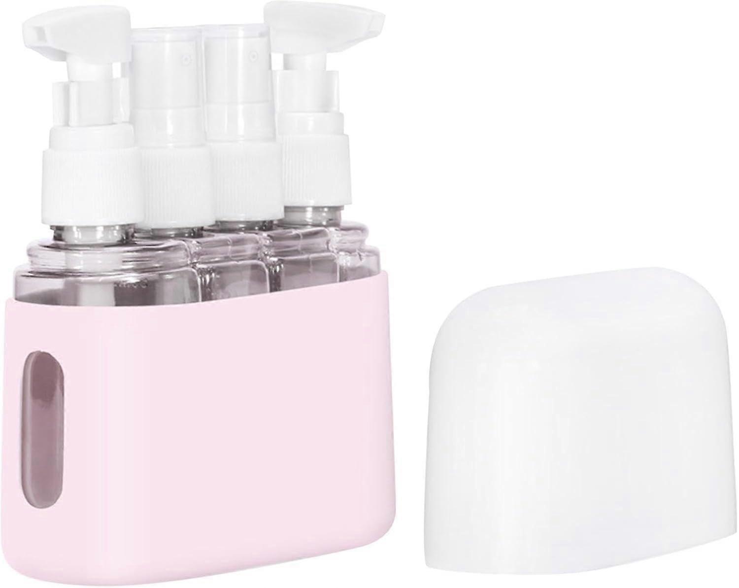 4in1 Leakproof Travel Toiletry Bottles Set, Compact SpaceSaving Refillable Design #03 #A