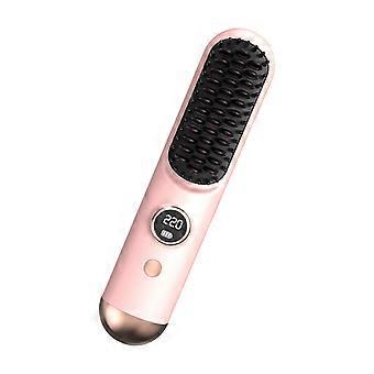 Haarstylingtool tegen pluizen met keramische coating en ergonomische handgreep voor eenvoudig gebruik (wit)