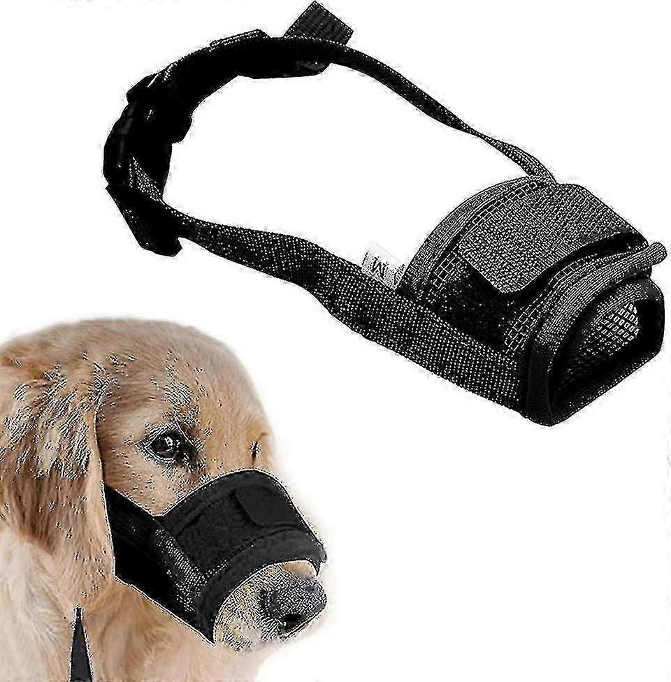 Muzzle For Dogs - Adjustable Soft Dog Muzzle For Small Medium Large Dog(size:m)