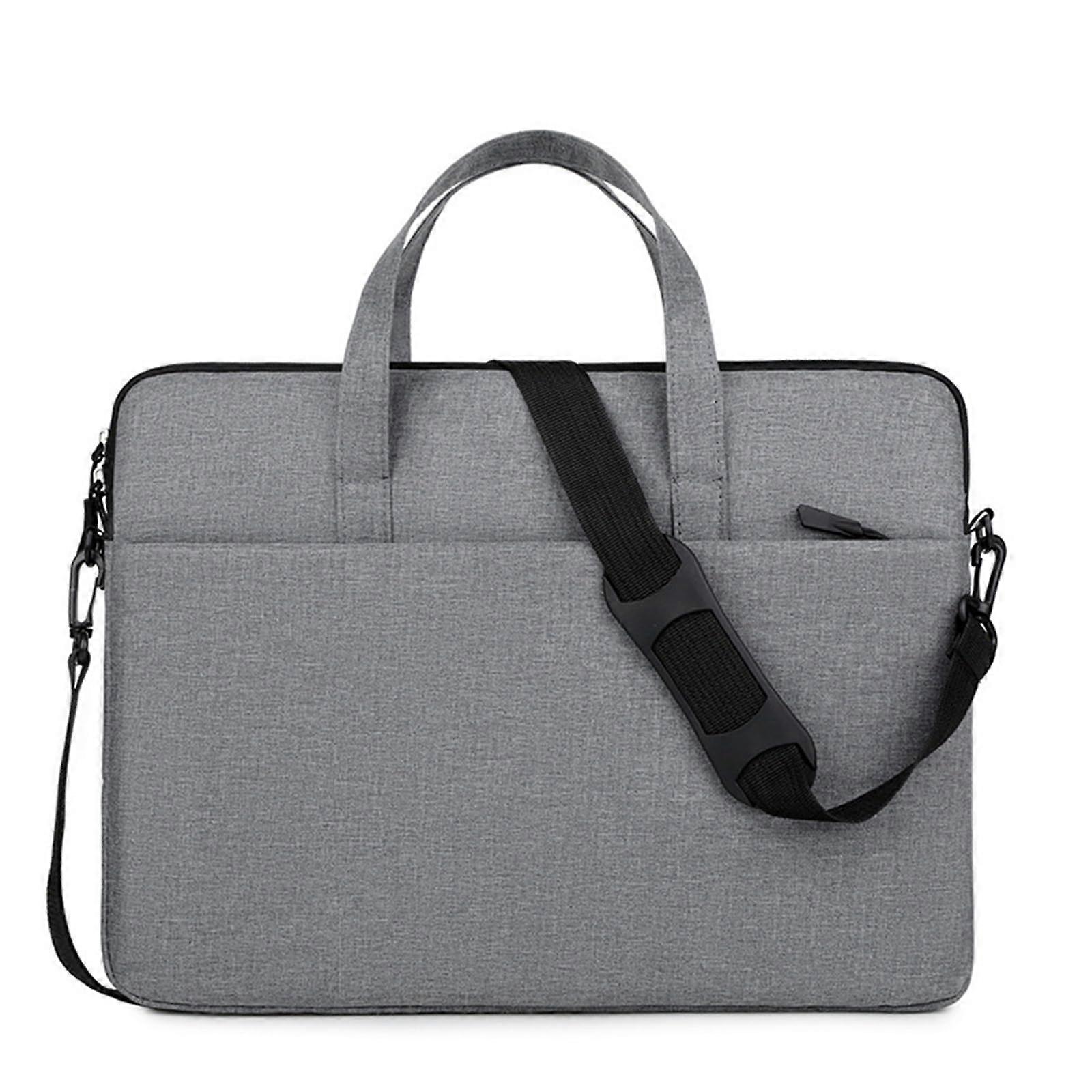 Laptop Shoulder Bag for 13/14/15 Inch Notebook Shockproof Plush Lining with Removable Strap