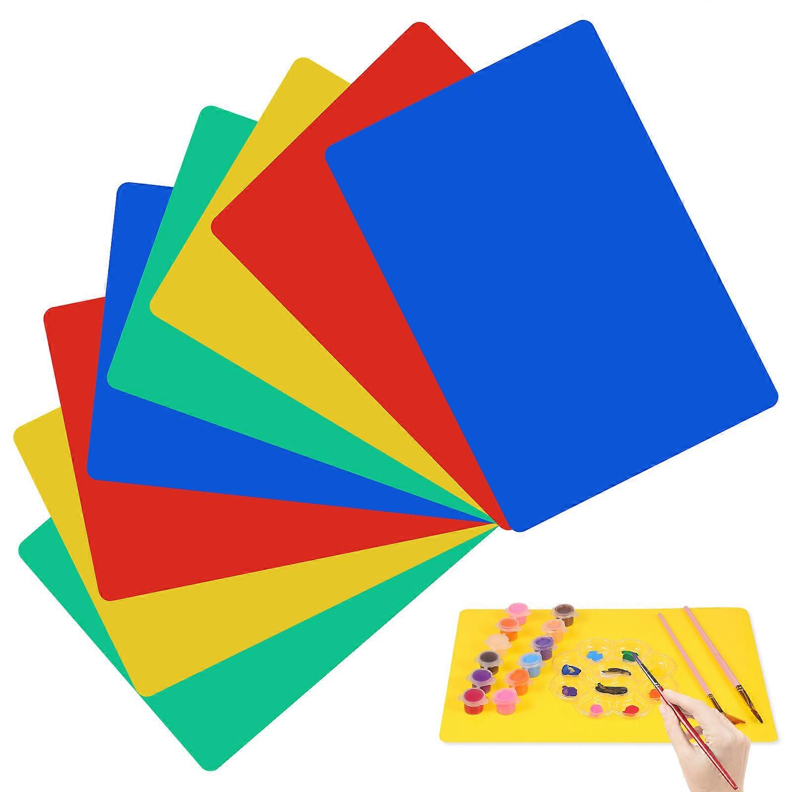 Assorted Color Polymer Clay Cutting Board for Play Clay Activities 8Pcs