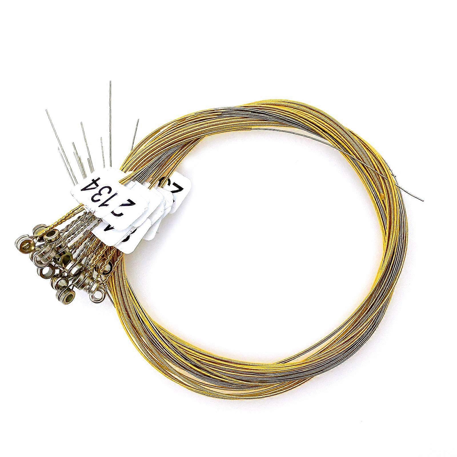 24 String Lyre Harp Replacement Strings Full Set Metal for Clear Tone and Stable Tuning