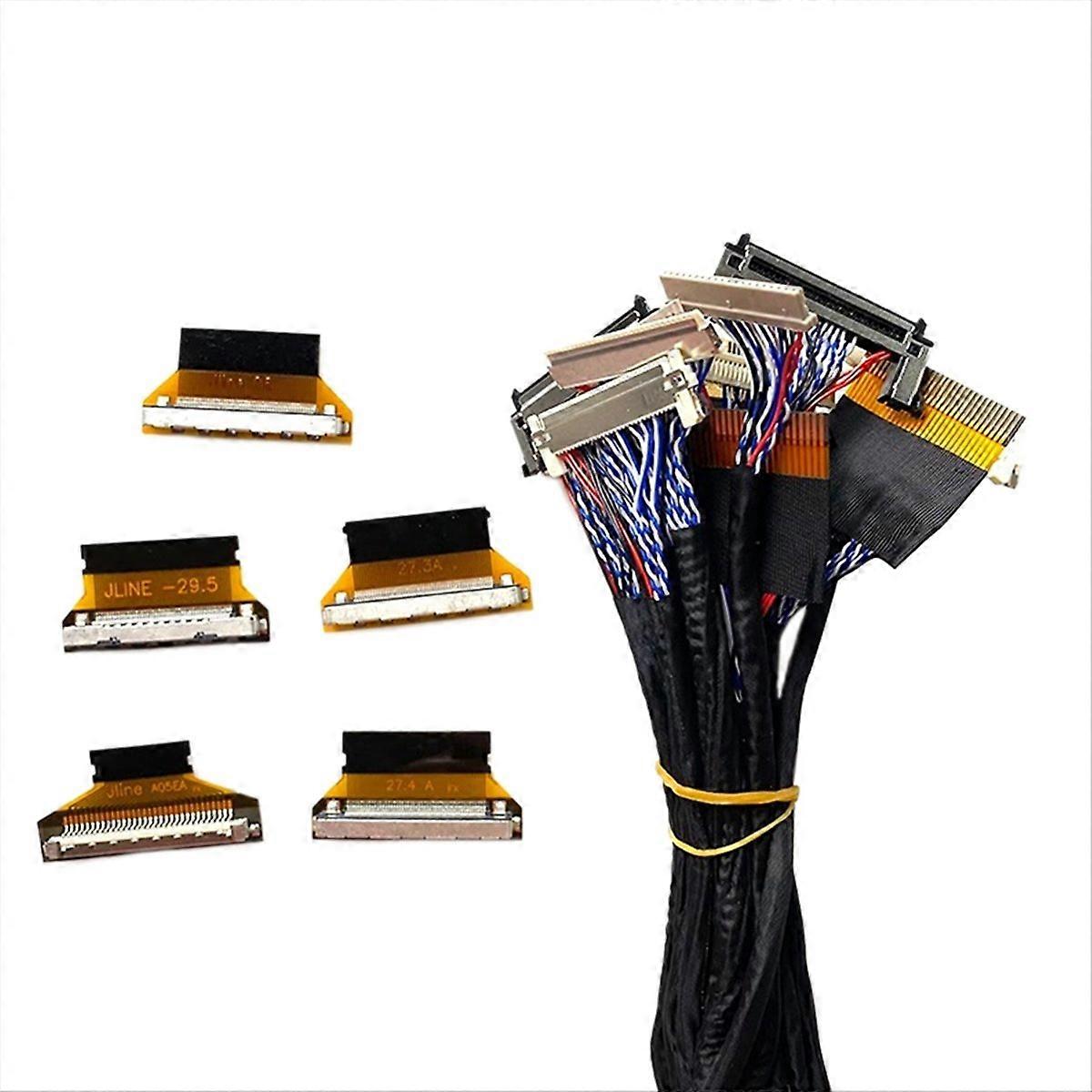 21PCS LVDS Screen Cable Kit With 5Pcs Cable Adapter