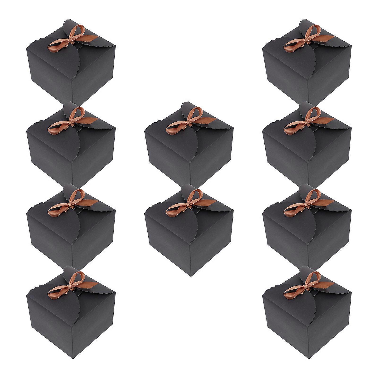 Cake Boxes Portable Dessert Boxes for Storage 10Pcs Cupcake Holder