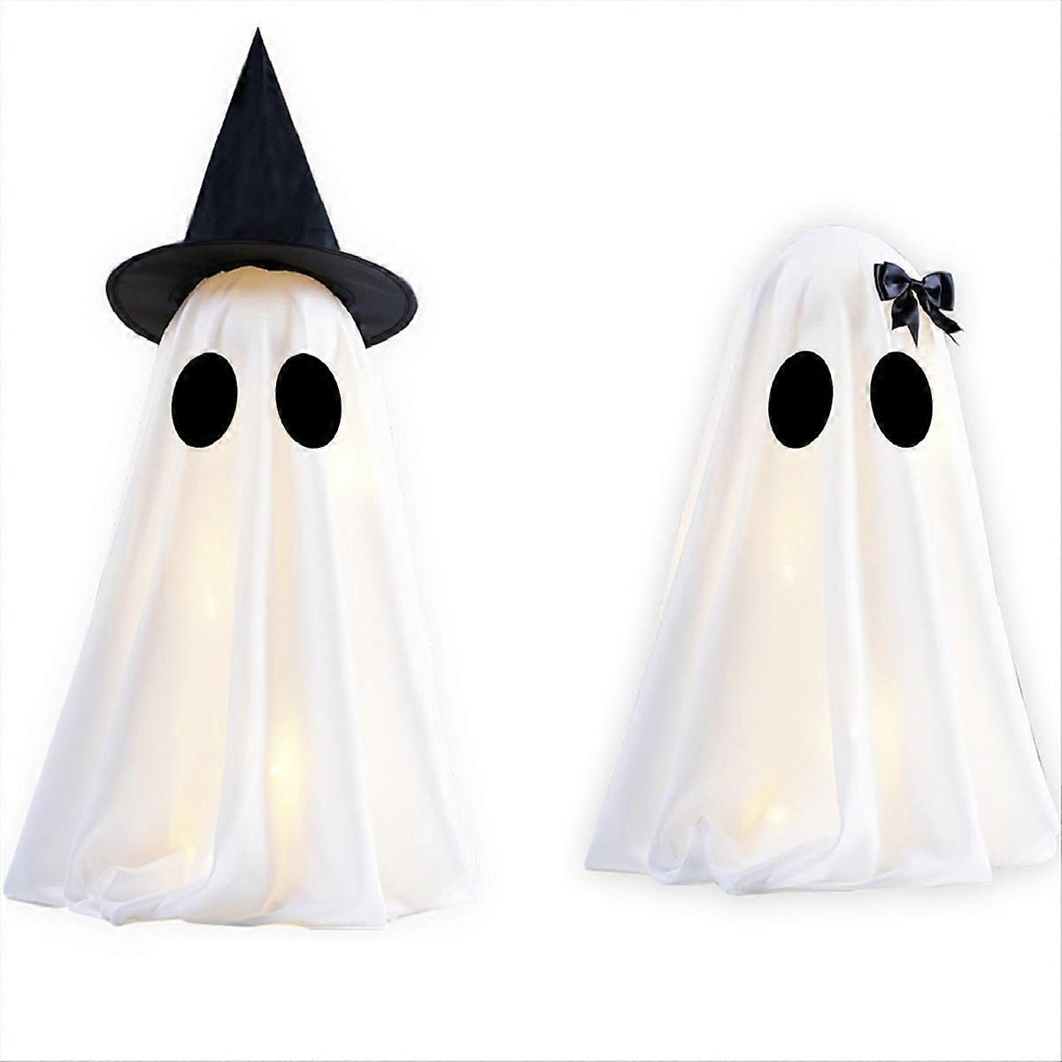 Light Up Halloween Ghost Decorations, DIY Spooky Ghosts Crafts