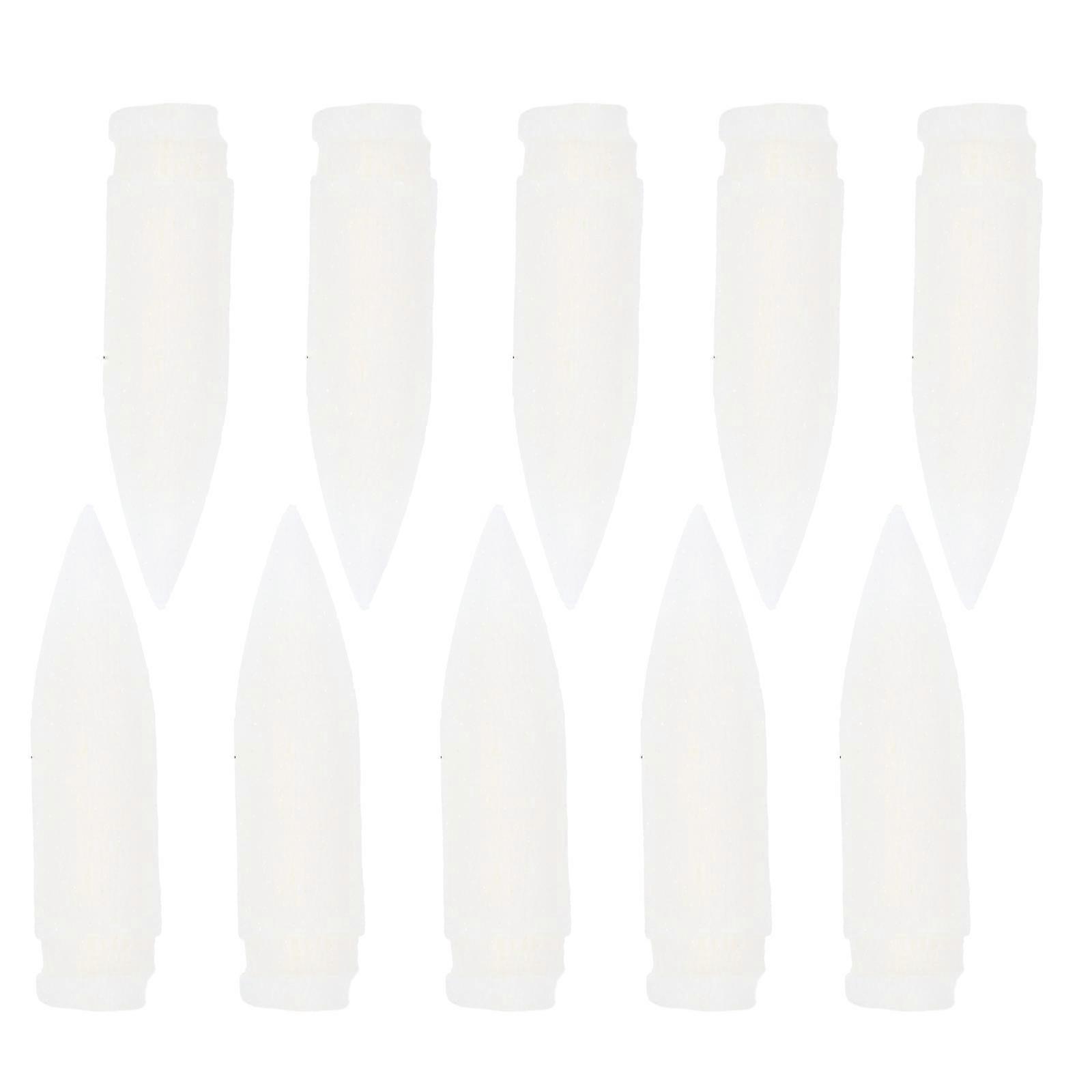 Marking Pen Replacement Tips for Acrylic Paint Markers 10Pcs White Nylon Soft Tips