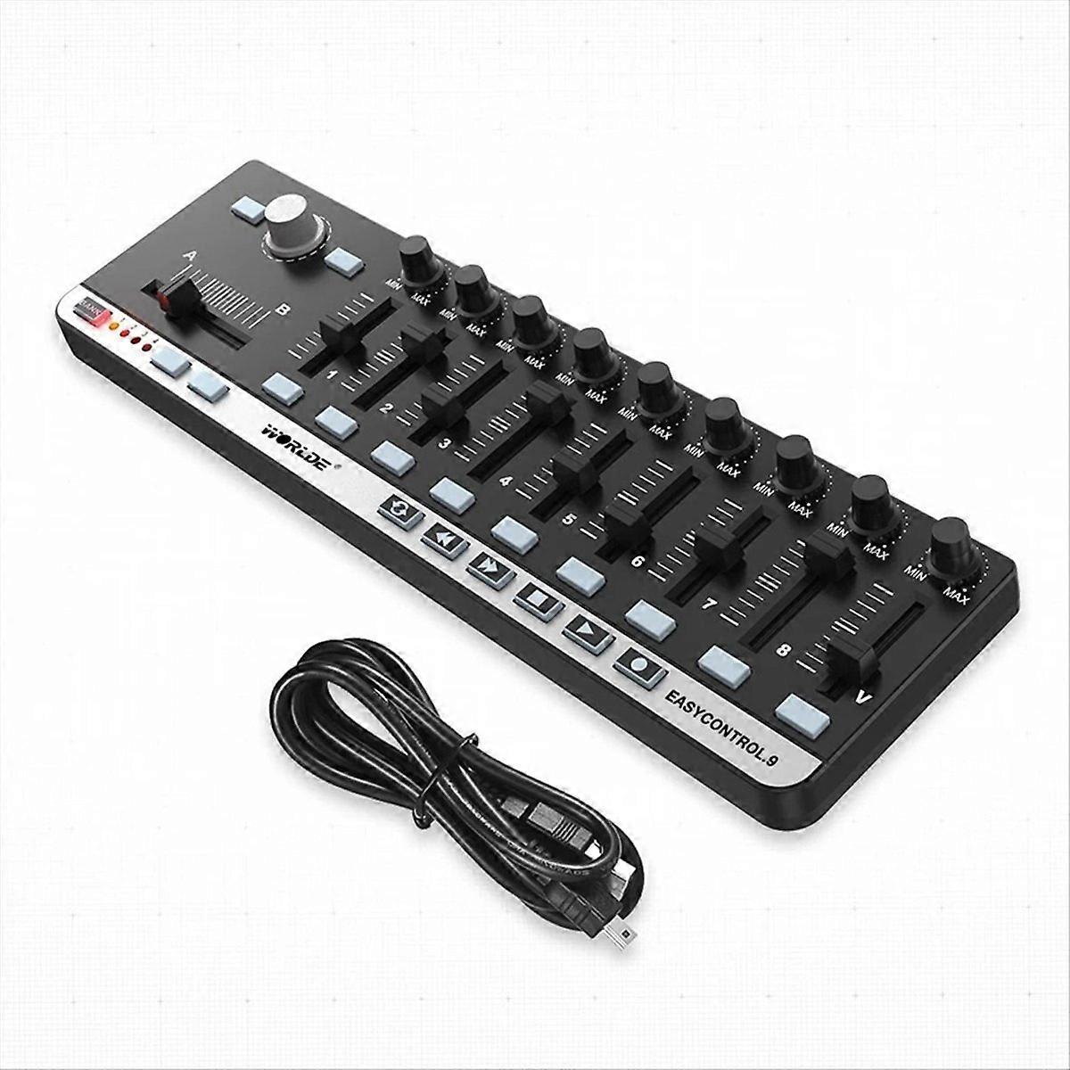 EASYCONTROL.9 MIDI Controller Portable USB Control with 4 Memory , 6 Transport Buttons & Plug-N-Pla