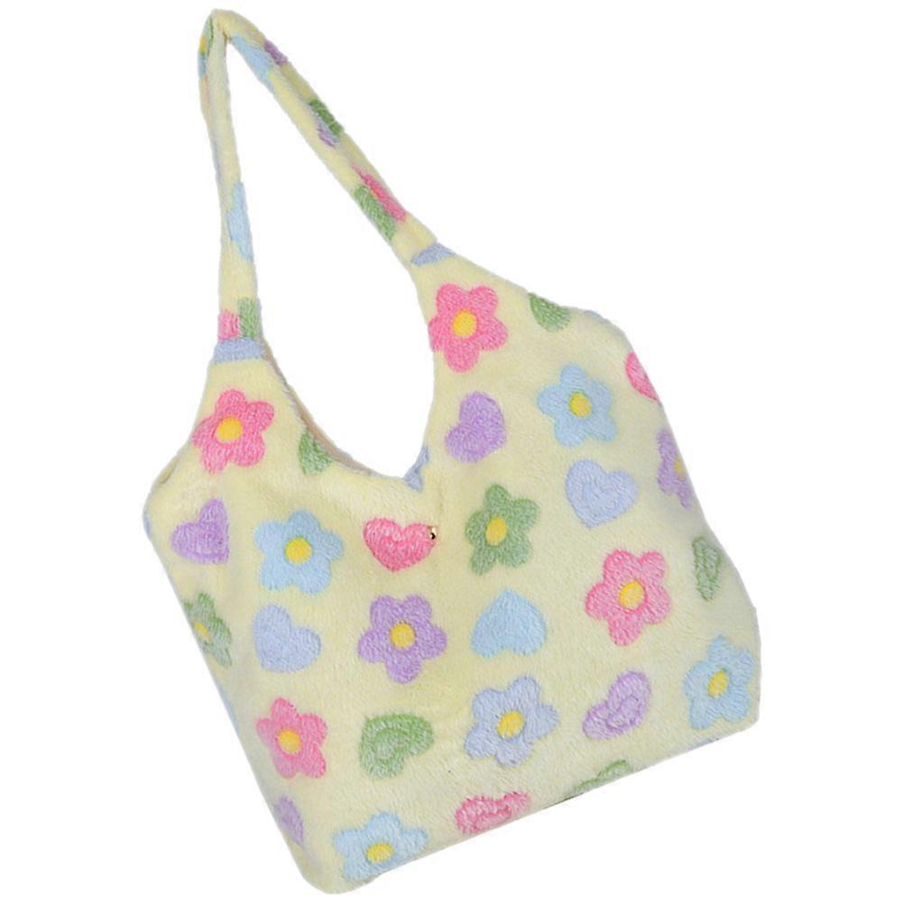 Tote Bag Plush Shopping Bag for Storage Large Capacity