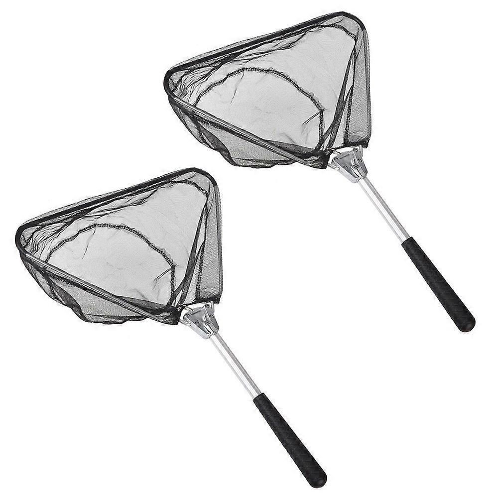 Mini rede de pesca triangular portátil (2 unidades)