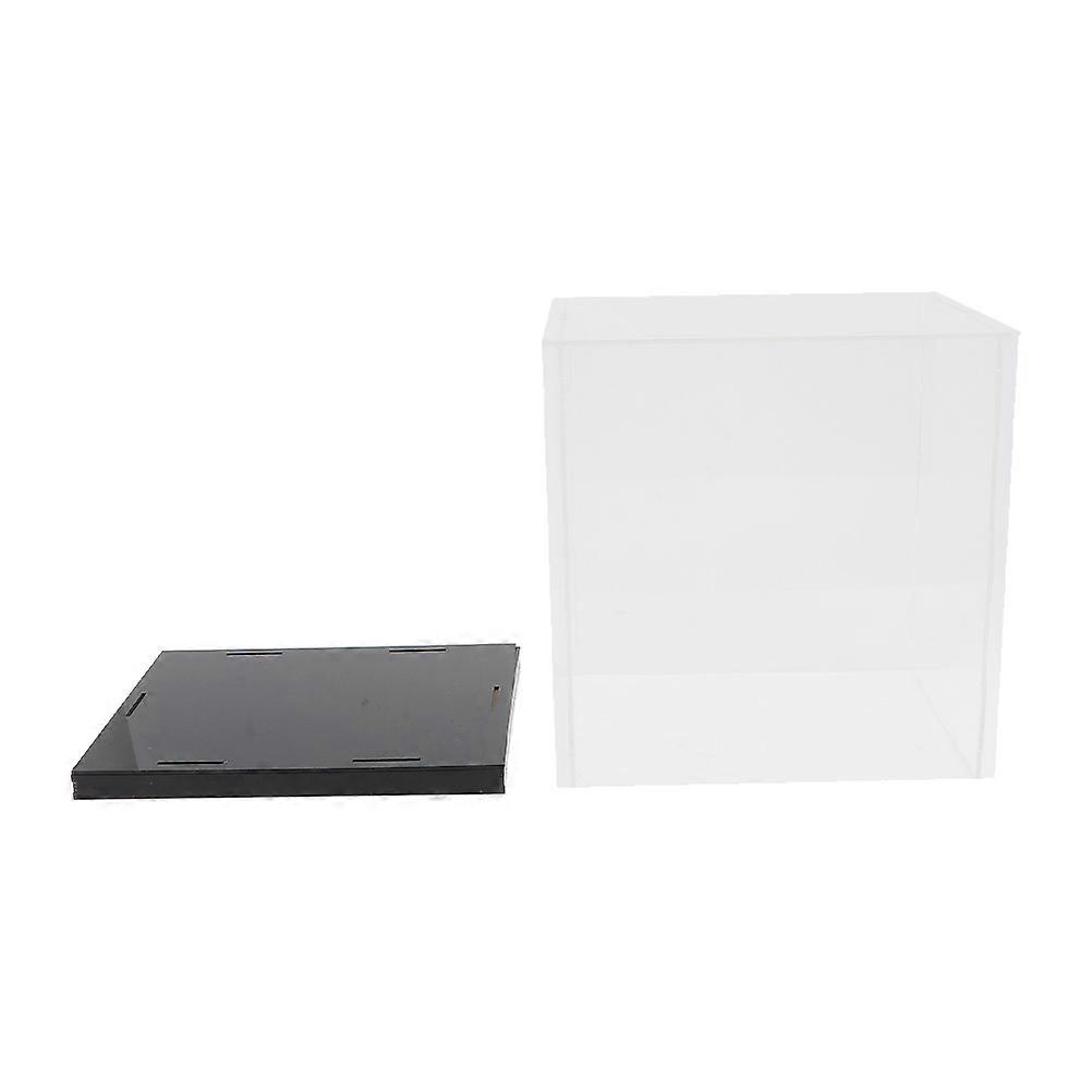Display Cube Box for Display with Clear Acrylic Organizer Stand