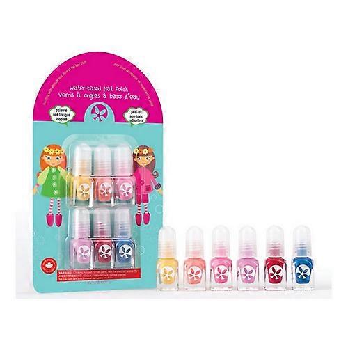 Suncoat Water Based Nail Polish Mini Mani Six Kit, 6 Pack