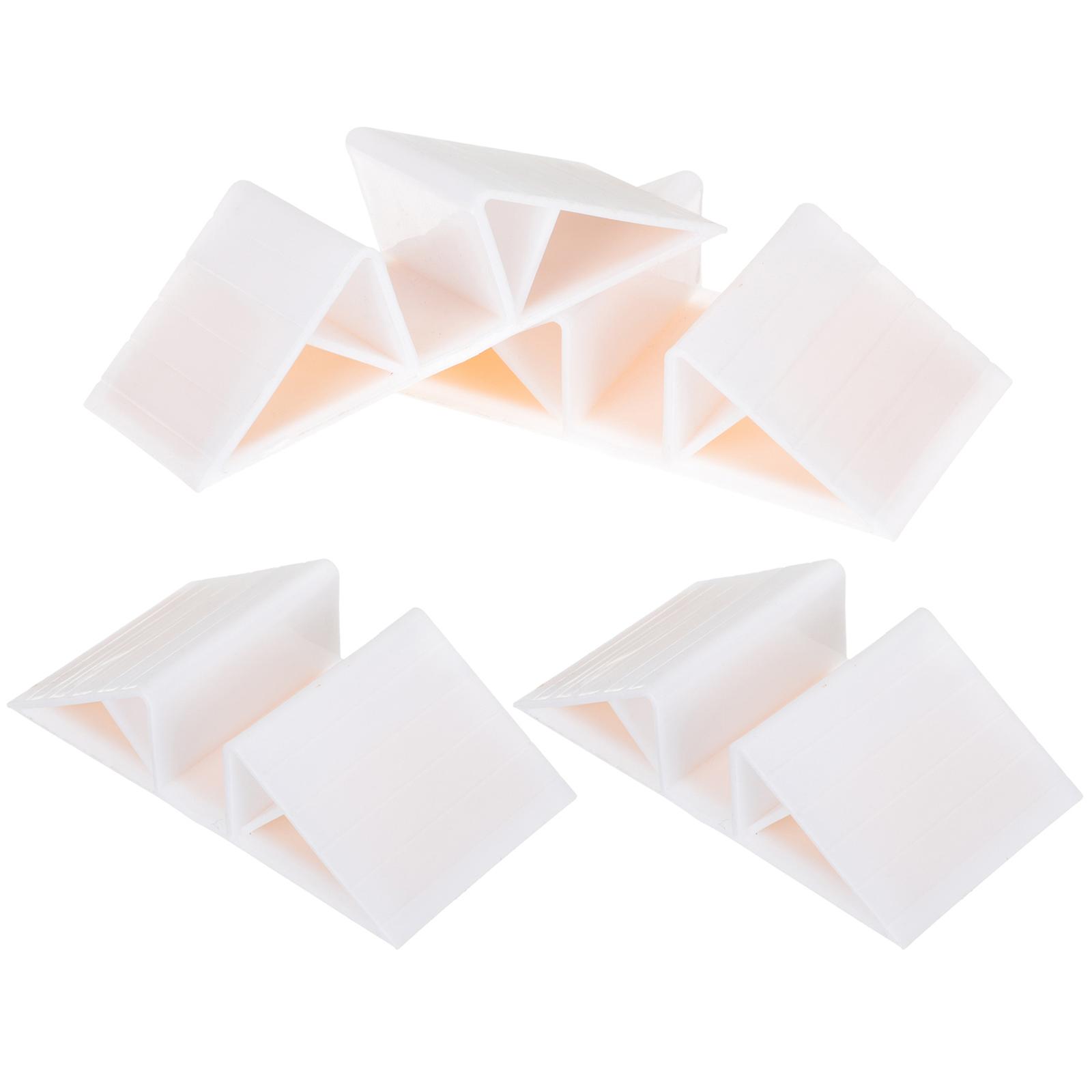 Fence Support Plastic Base for Holding Pet Fence Holder 20Pcs White