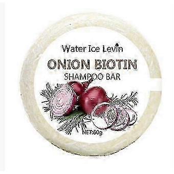 suitable for2025 Onion And Biotin Shampoo Soap - 60g Suitable For All Hair Types Moisturizing Smoothinghair Care Rich In Rosemary Extract