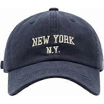 Top baseballpetten voor dames en heren, outdoor baseballpetten, New York golfsportpet met gebogen klep en UV-bescherming.