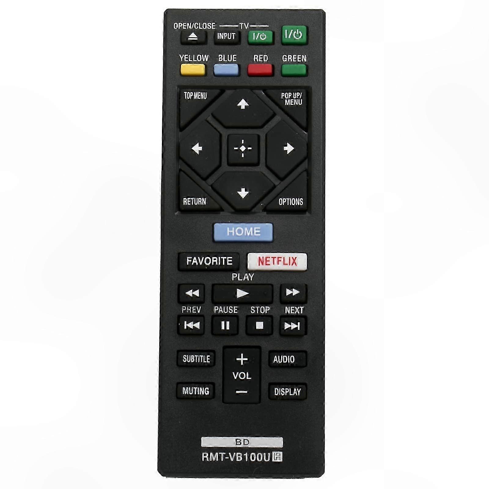 Universal Blu-ray Player Remote Control Compatible with Sony BDP-S Series Models