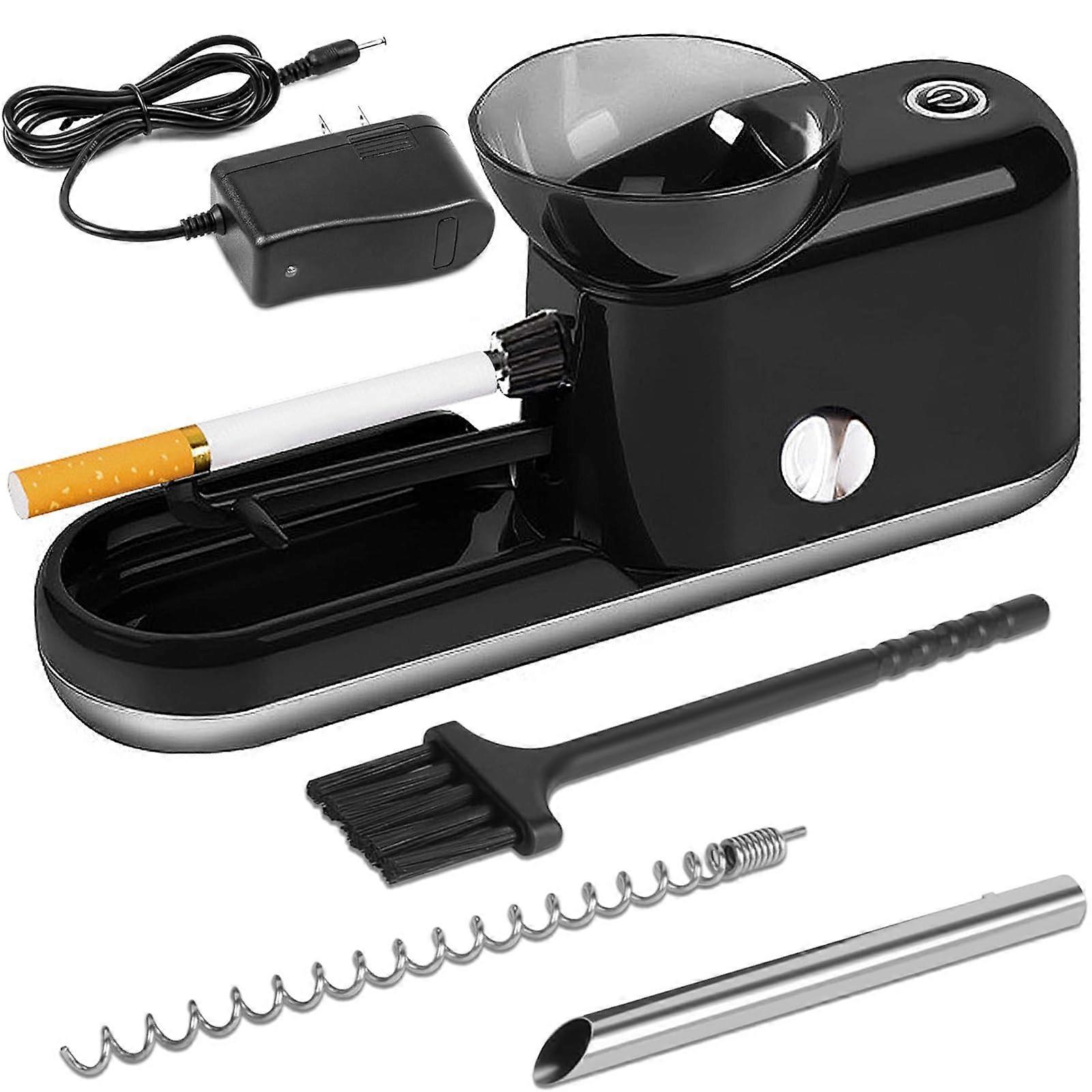 Electric Cigarette Rolling Machine with FourLevel Tightness Control for Consistent Results Black