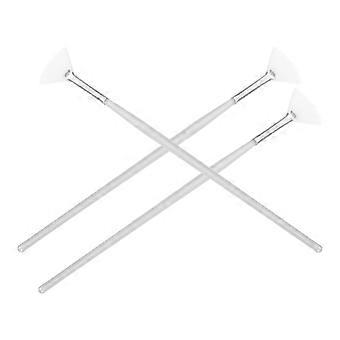 3pcs Mask Brushes Long Handle Fan Shape Professional Skin Care Mask DIY Brushes