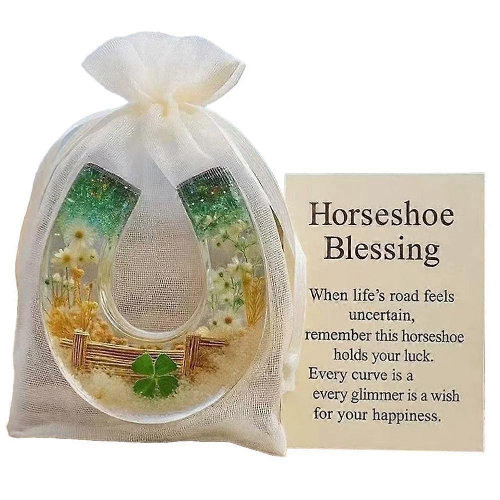 Horseshoe Blessing Pocket Hug Card Gift