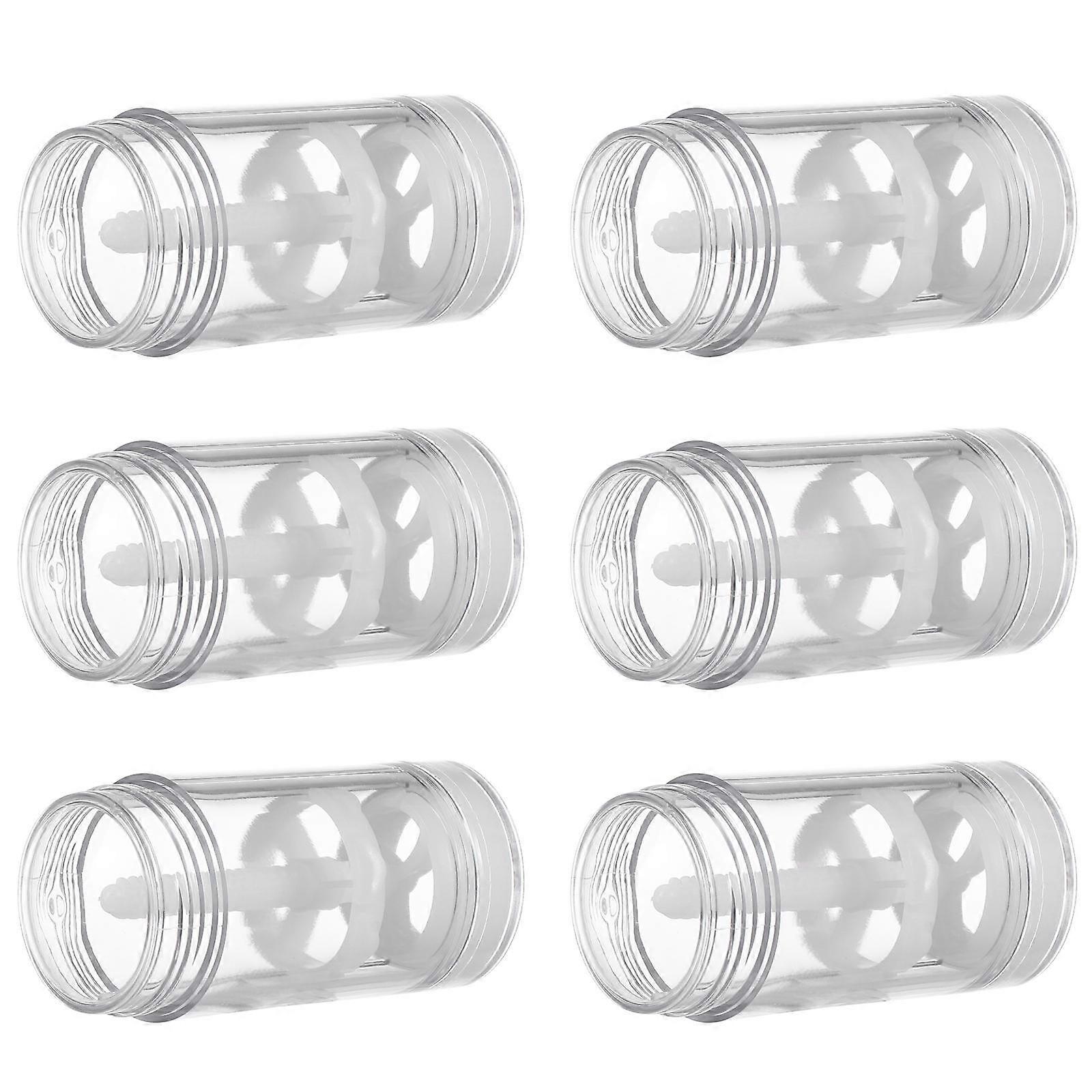 Deodorant Stick Empty Container Plastic Twist-Up Bottle 6Pcs for