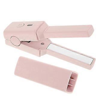 2026 Pink Hårstylingværktøj med USB Type-C-grænseflade til glatning og krølning Bærbart til hår
