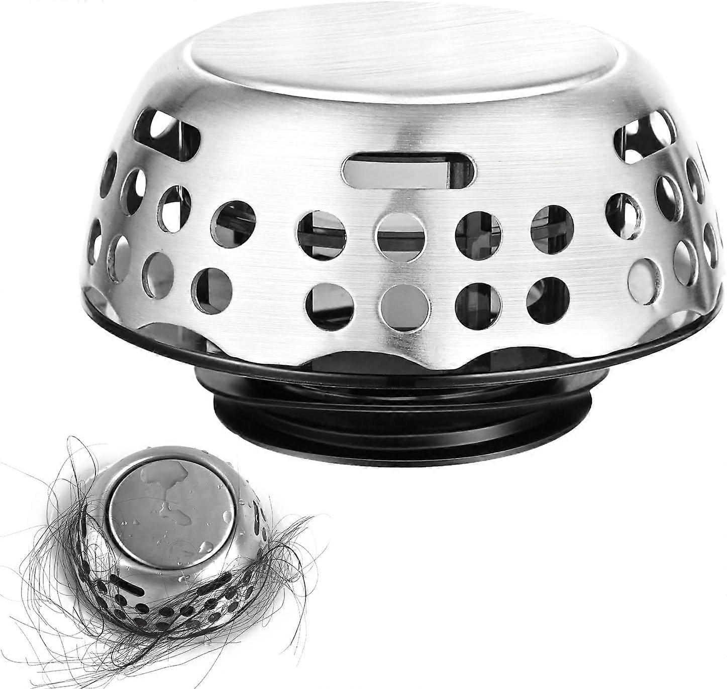Shower drain plug, anti-clogging plug, sink drain, replacement for the