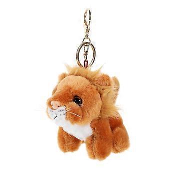 Plush Keychain Lion Animal Key Chain for Bag Charm Decoration Gift