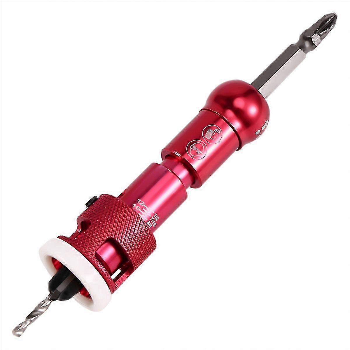 compatible with Drill Presses Low Friction Depth Stop Drill Bits Carbide Tipped Countersink Drill Bits compatible with Precise Countersinking A