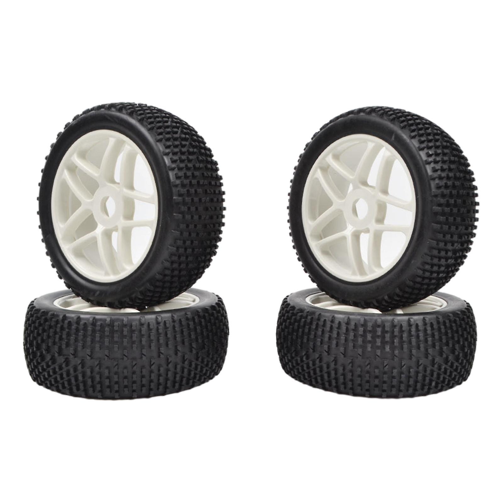 4Pcs Buggy Tires Spare Parts 1/8 Scale for HSP Tamiya Lrp Vehicle