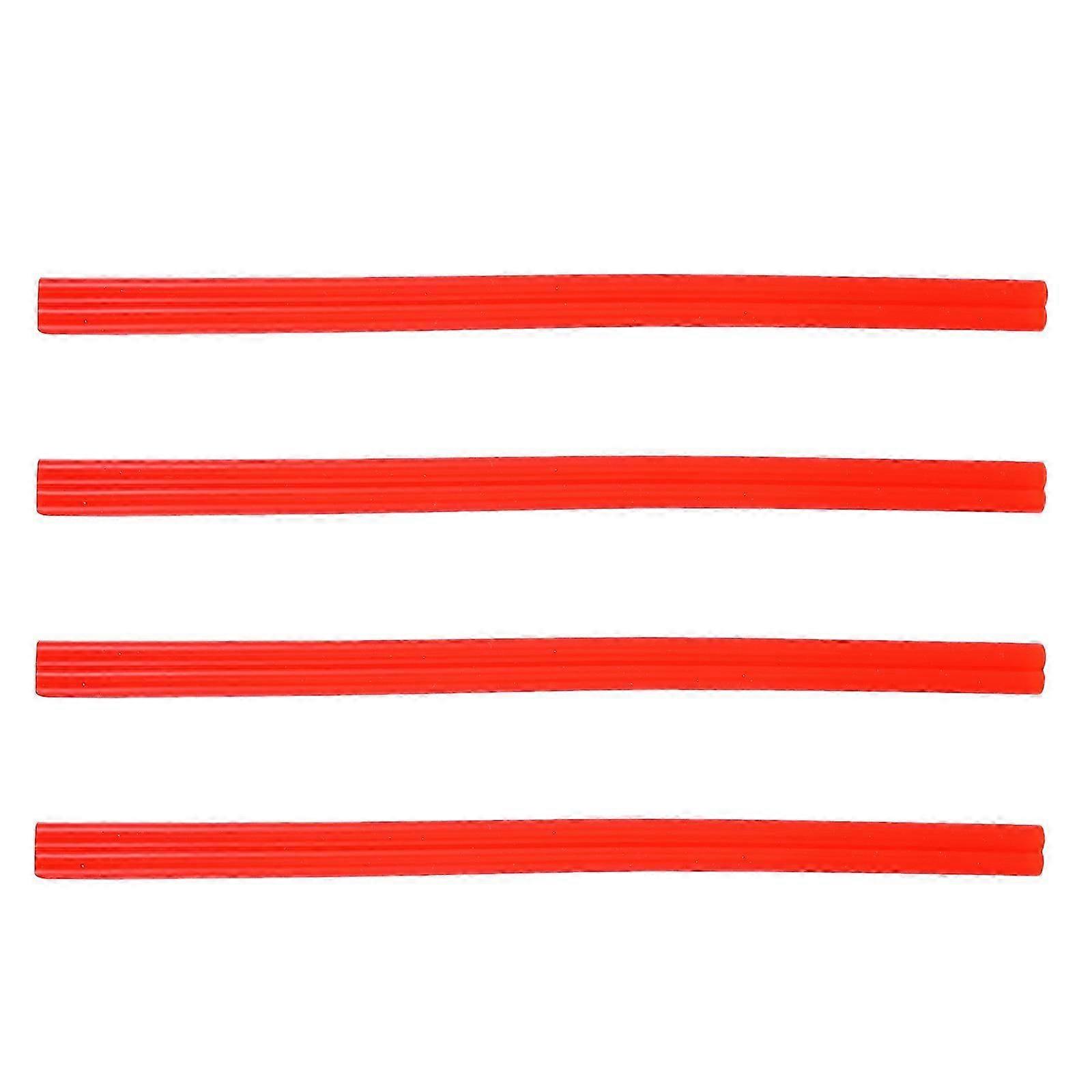 Silicone Heart Shape Design Straws for Reusable Use 4Pcs Set