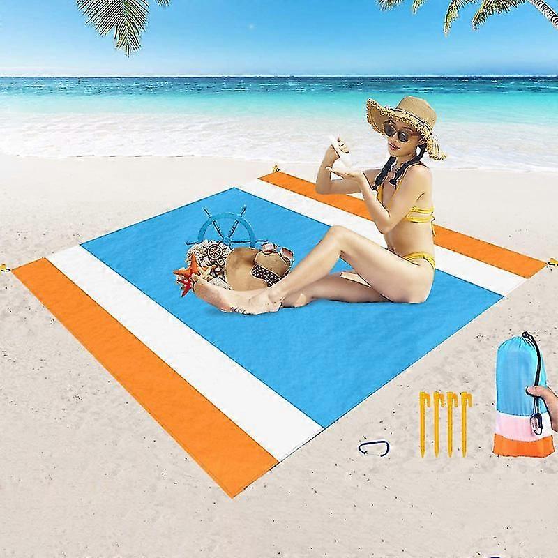 Strandfilt sandsäker, extra stor strandmatta