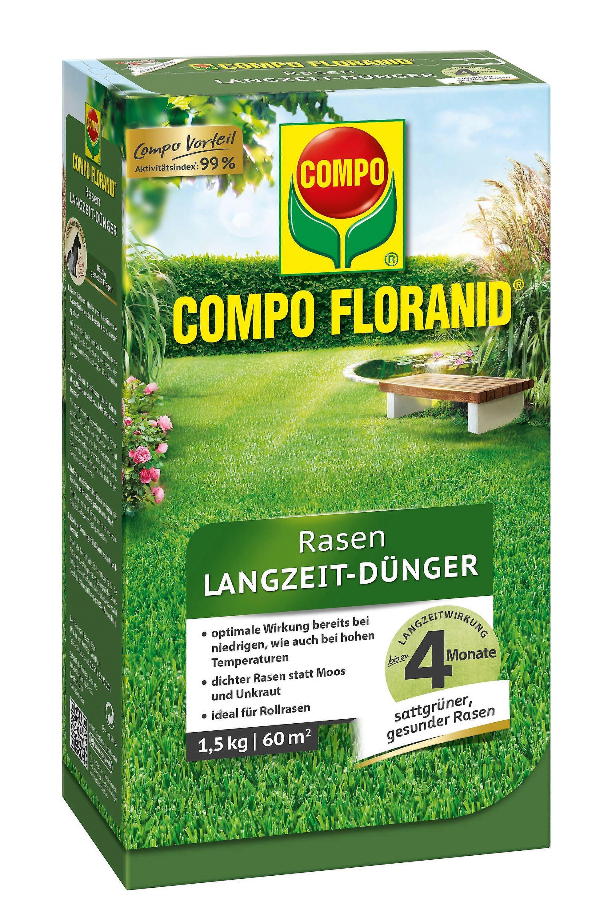 COMPO Lawn Long-Term Fertilizer Perfect, 1.5 kg