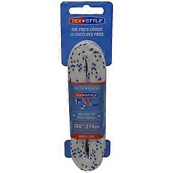 TEXSTYLE SHOELACES waxed - white