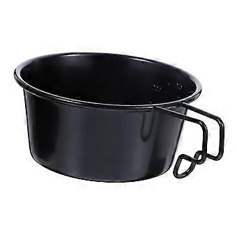 Stainless Steel Camping Bowl with Handle, Internal Scale, Lightweight Cookware for Hiking and Picnics